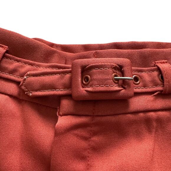 Vintage What's In a Name Wide leg Bell bottom pants Women 25 Orange Union 80s - Picture 3 of 16